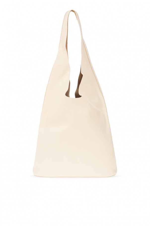 トートバッグ THE ROW Bindle three brown suede bag The Row - Bindle Three Mocha Suede Hobo Bag | Mitchell Stores